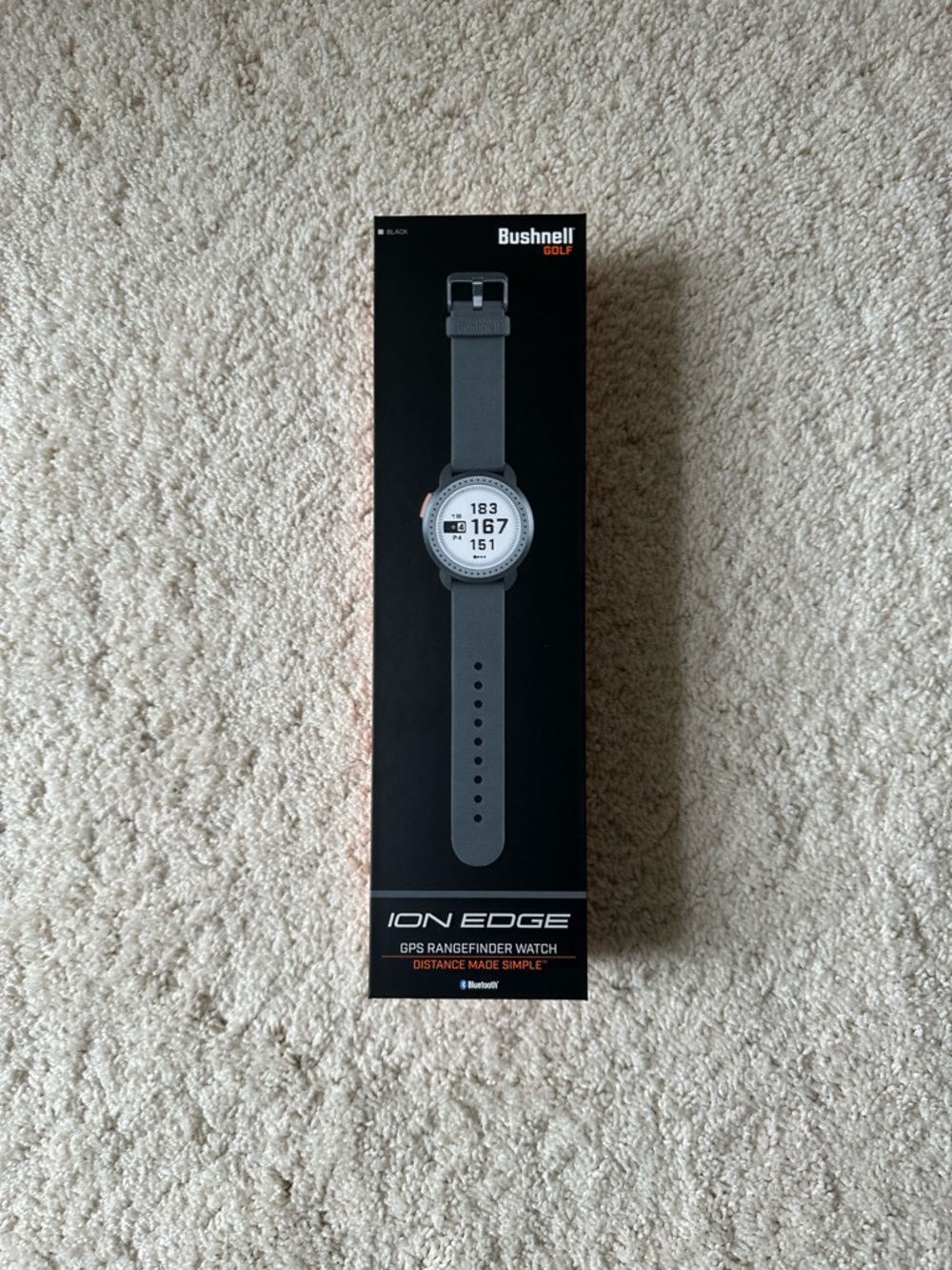 Bushnell Golf ION EDGE GPS Rangefinder Watch Black
